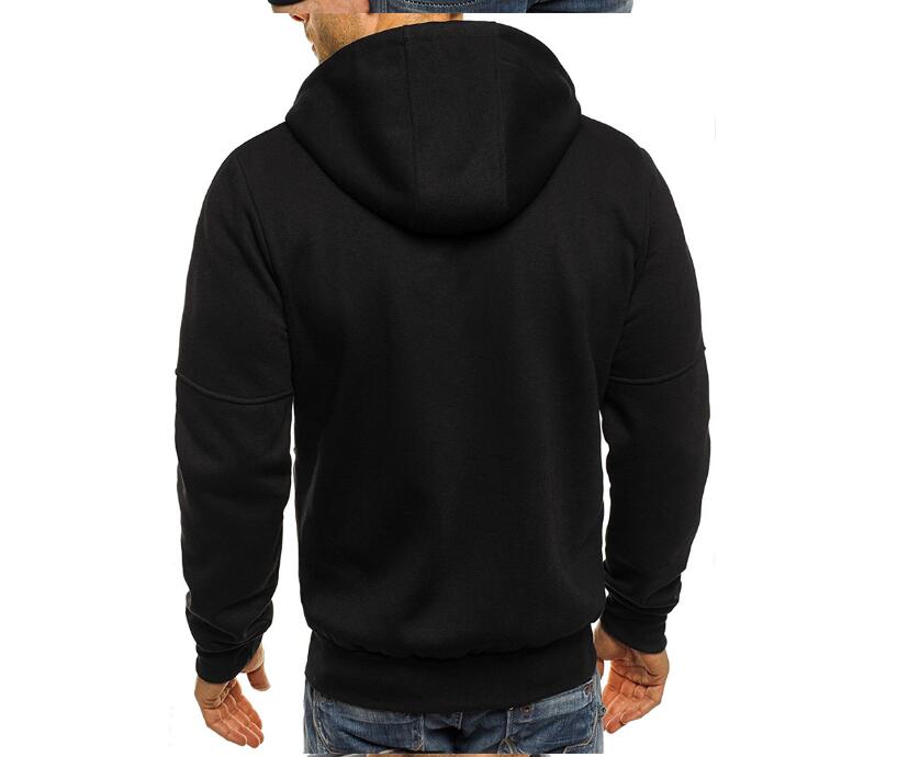 Hoodie dos homens Jaqueta de Algodão