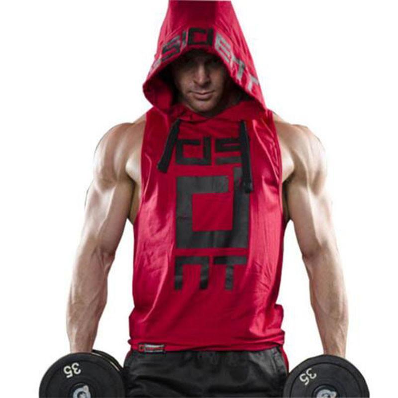 Hoodies dos homens Sem Mangas Verão