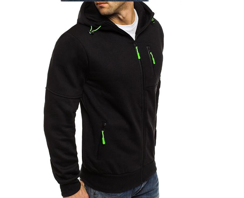Hoodie dos homens Jaqueta de Algodão