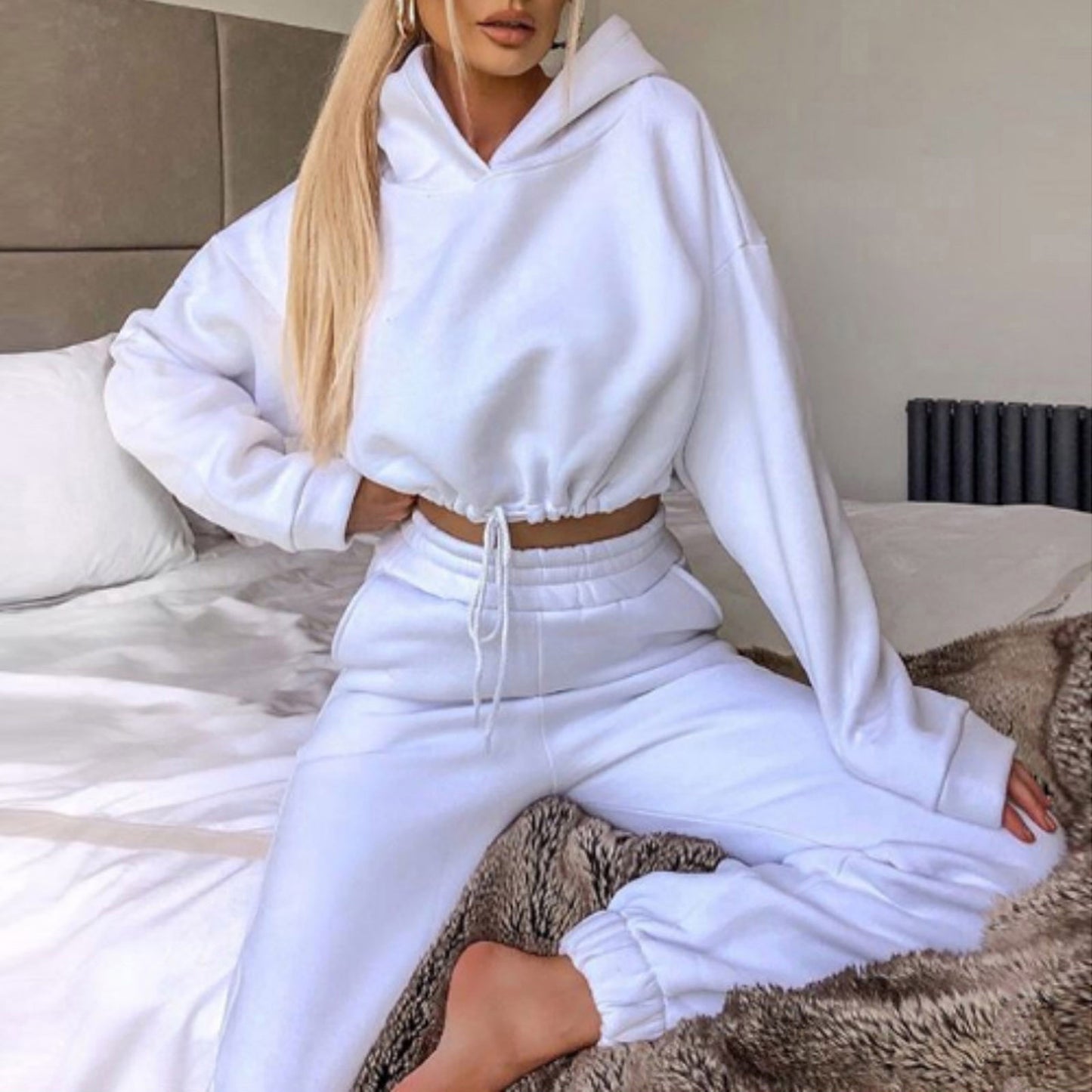 Sweatsuits Tracksuits Sexy Long Sleeve HoodieCasual Fitness Sportswear