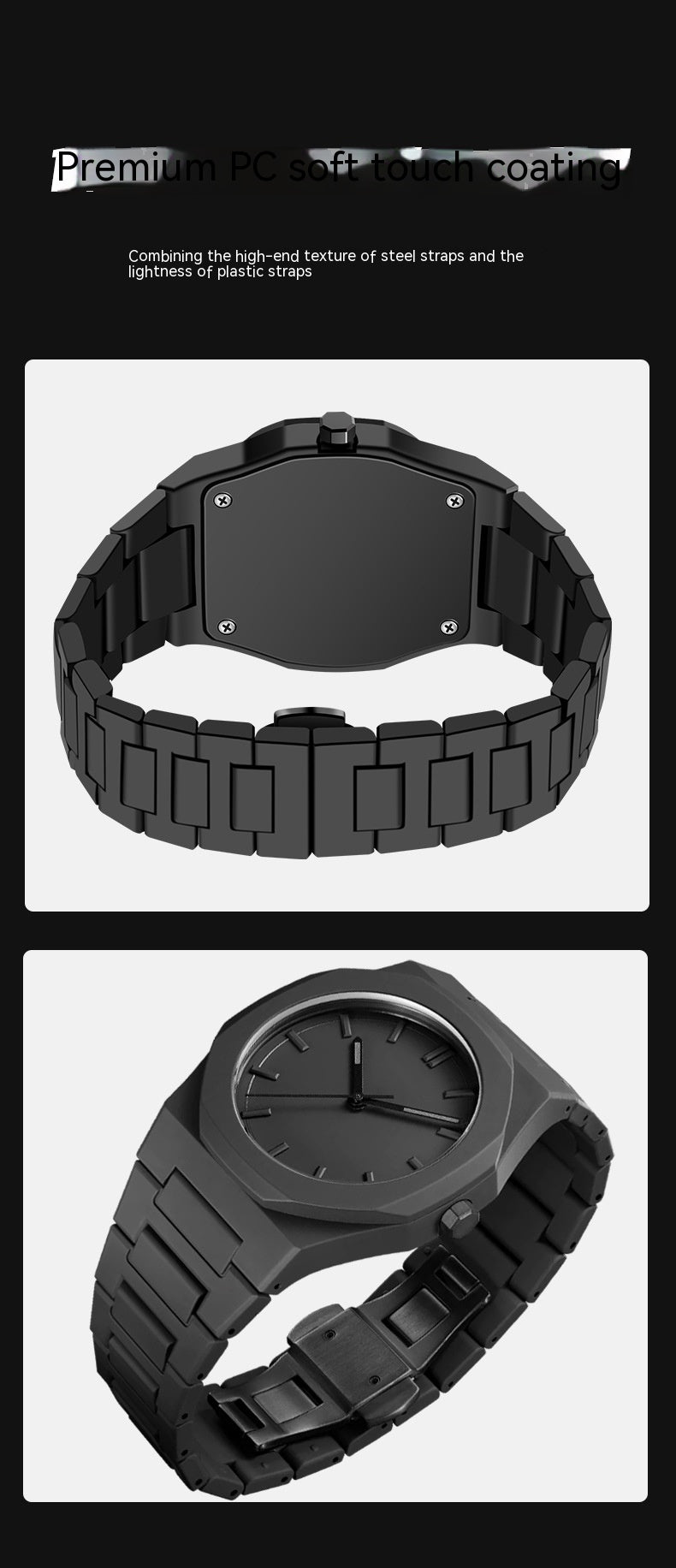 Men's Steel Belt Watch Simple