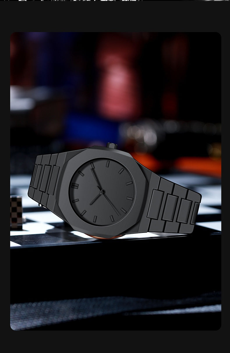 Men's Steel Belt Watch Simple