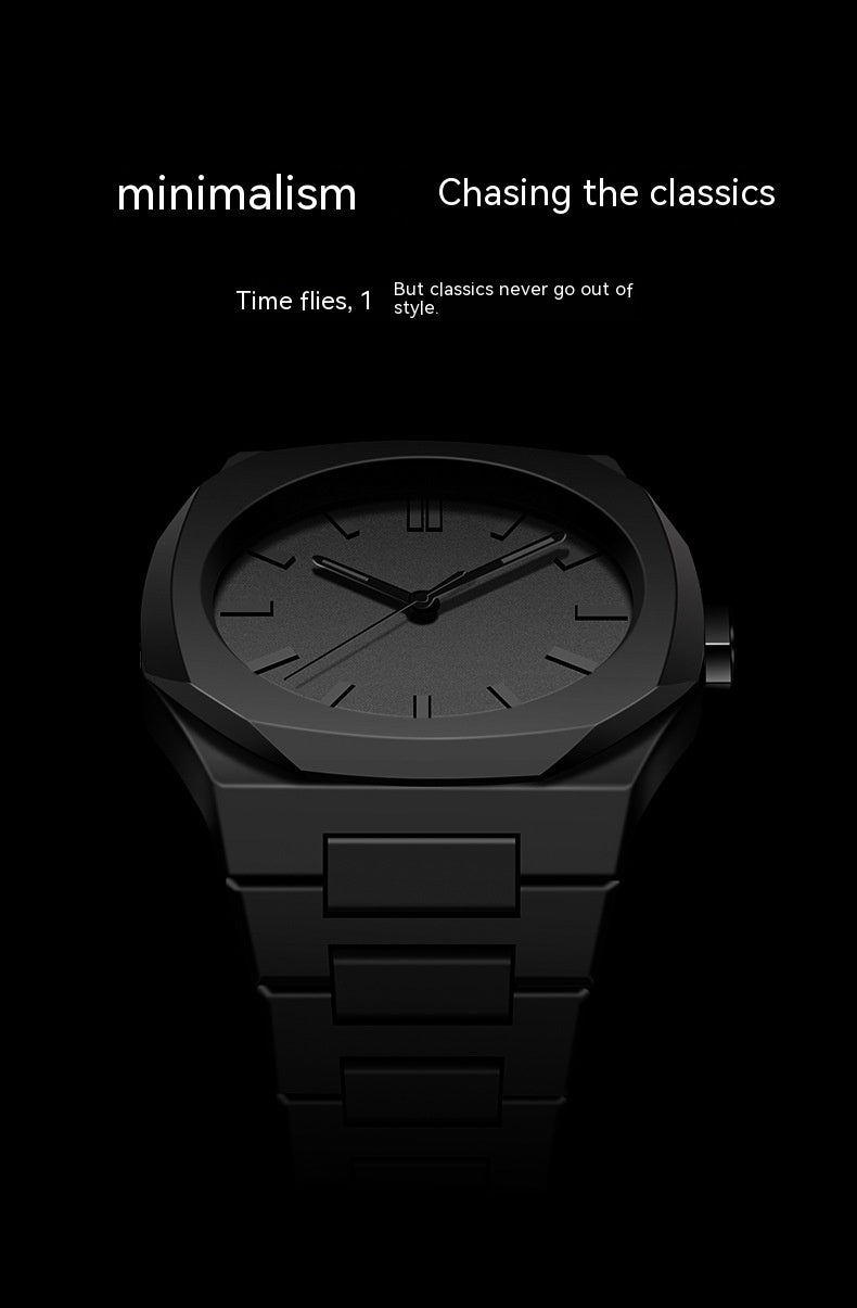 Men's Steel Belt Watch Simple