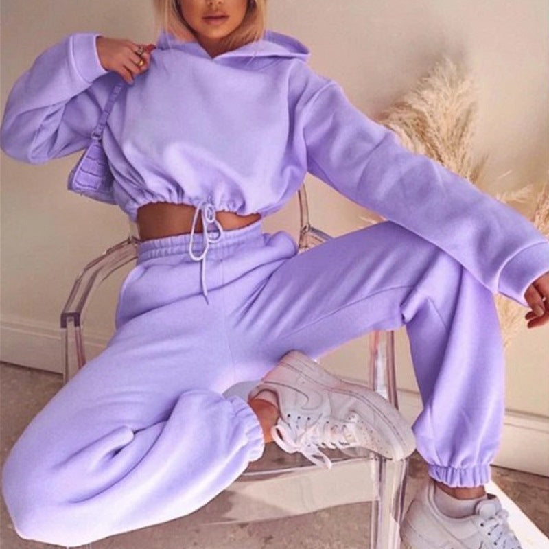 Sweatsuits Tracksuits Sexy Long Sleeve HoodieCasual Fitness Sportswear