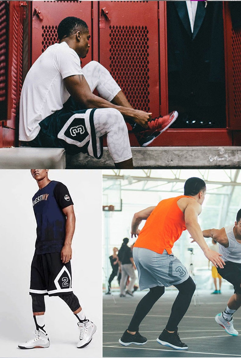 Calções de treinamento ao ar livre masculino