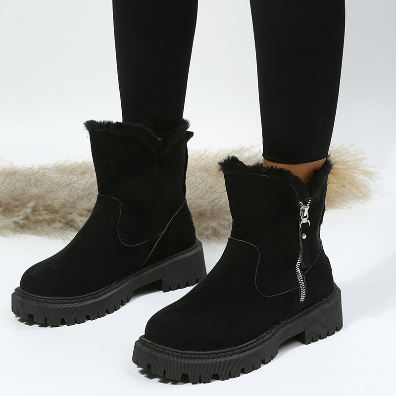 Thick Plush Snow Boots