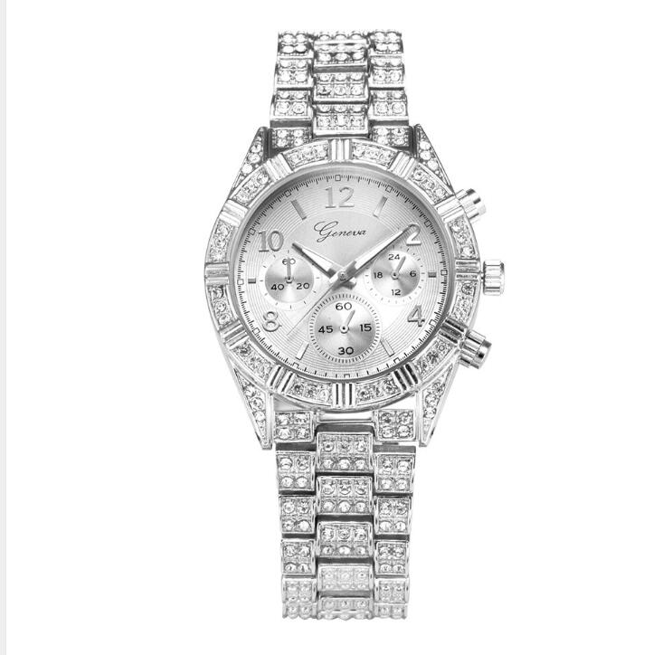 Luxury Analog Quartz Crystal Watch