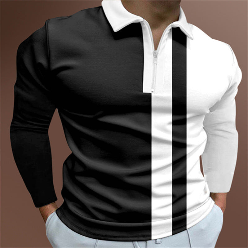 POLO Shirt Striped Printed Short Sleeve T
