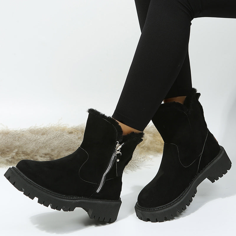 Thick Plush Snow Boots
