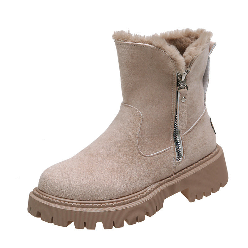 Thick Plush Snow Boots