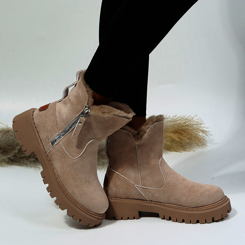 Thick Plush Snow Boots