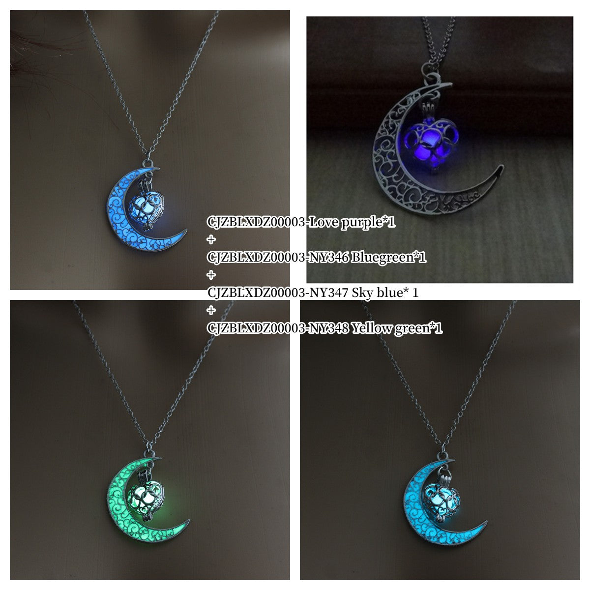 Glitter love chain